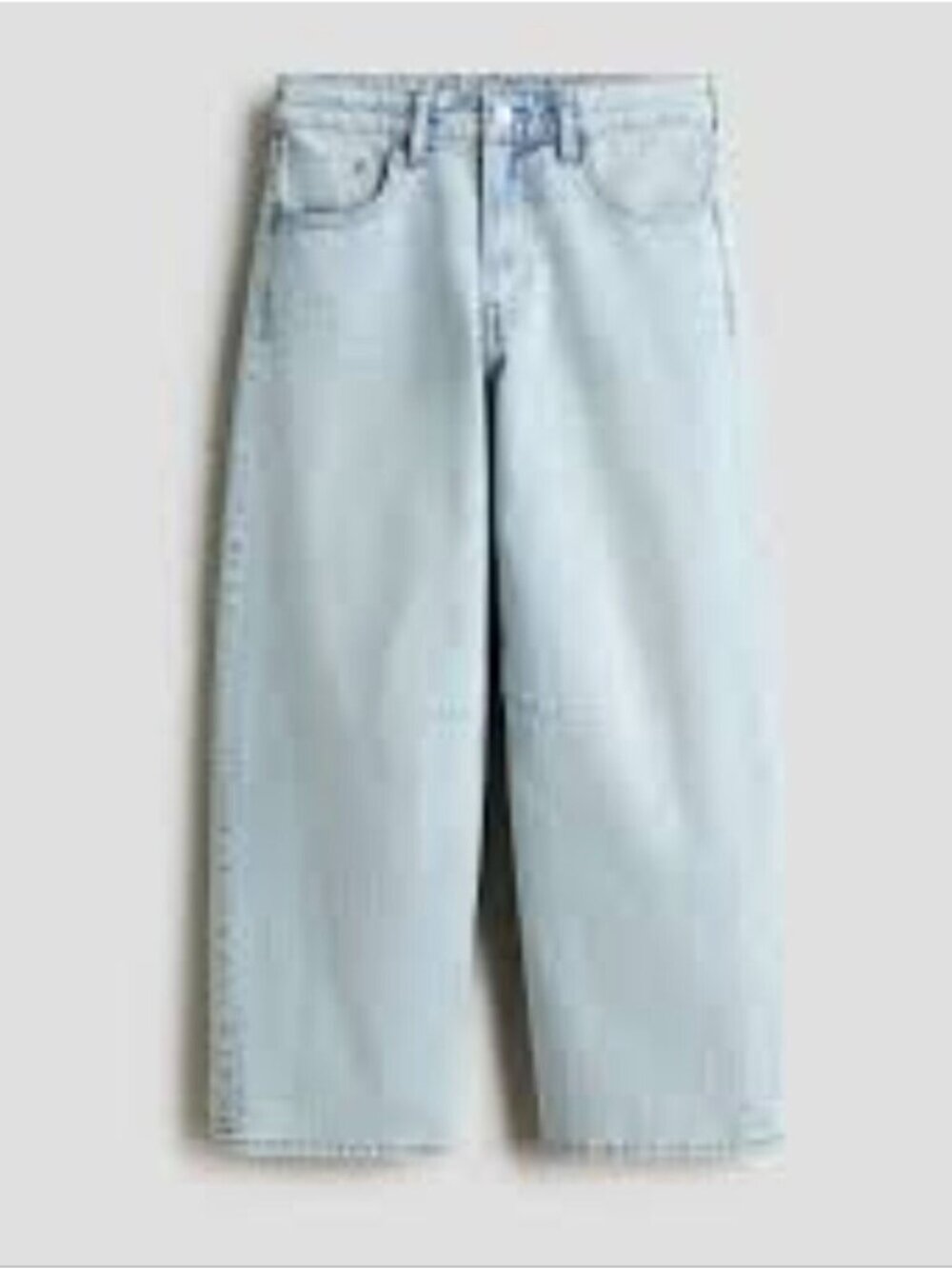 Uniqlo wide Tapered Jeans Loose Fit Tapered High Rise New Without Tags Size 32